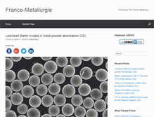 Tablet Screenshot of france-metallurgie.com